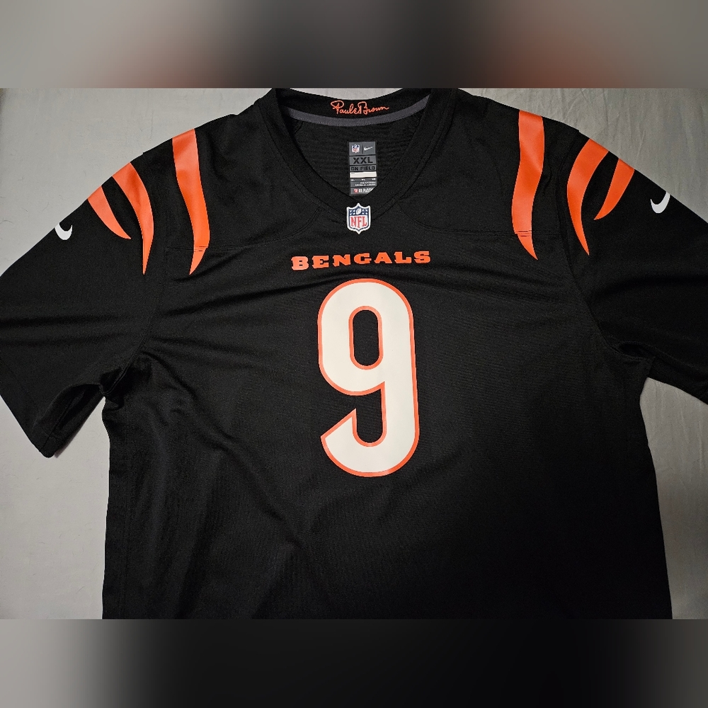 Bengals NFL #9 Joe Burrow jersey XXL
